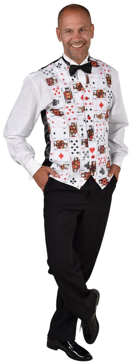 Casino King Of Cards Gilet Man